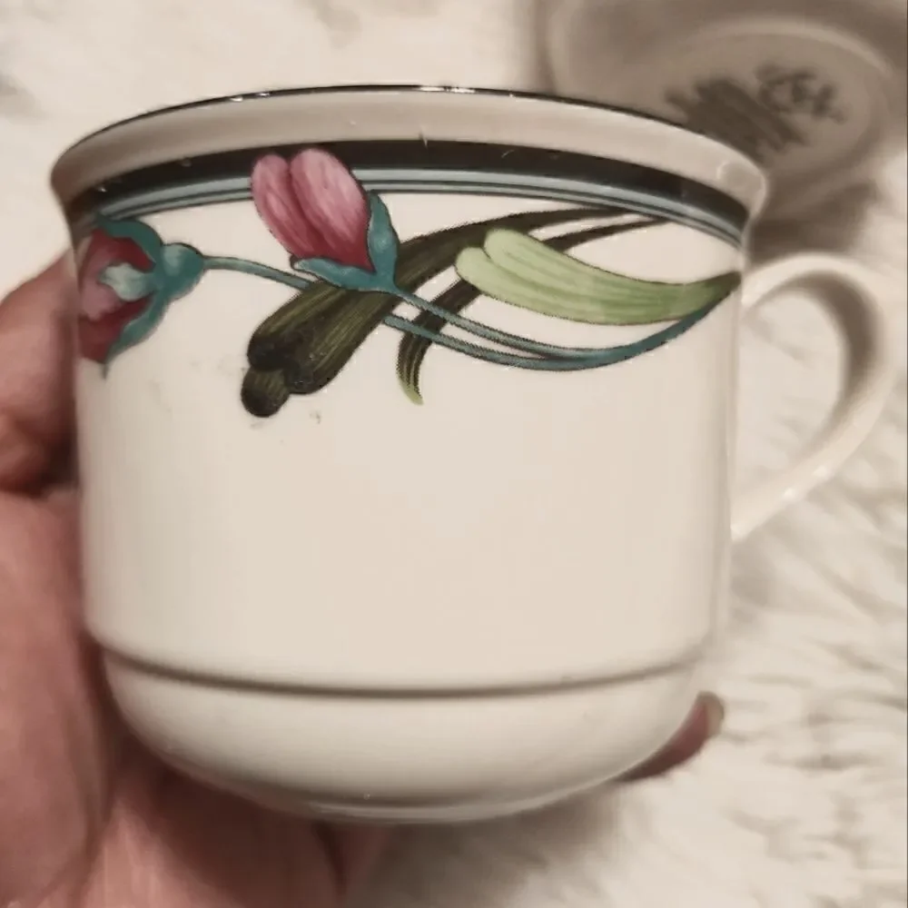 Lenox Midnight Blossom Chinastone Tea Cup Fine China 12